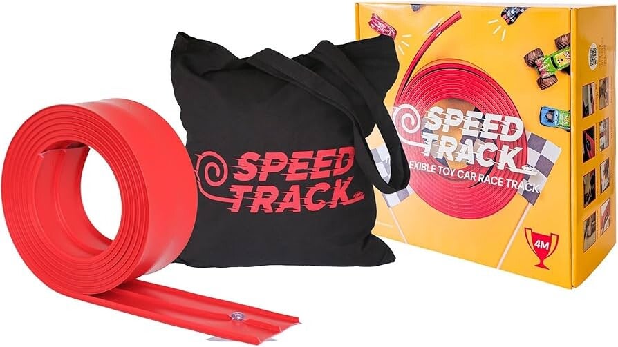 Speed track review car racing track building educational toys Hampshire London things to do with kids in the holidays family content creators uk