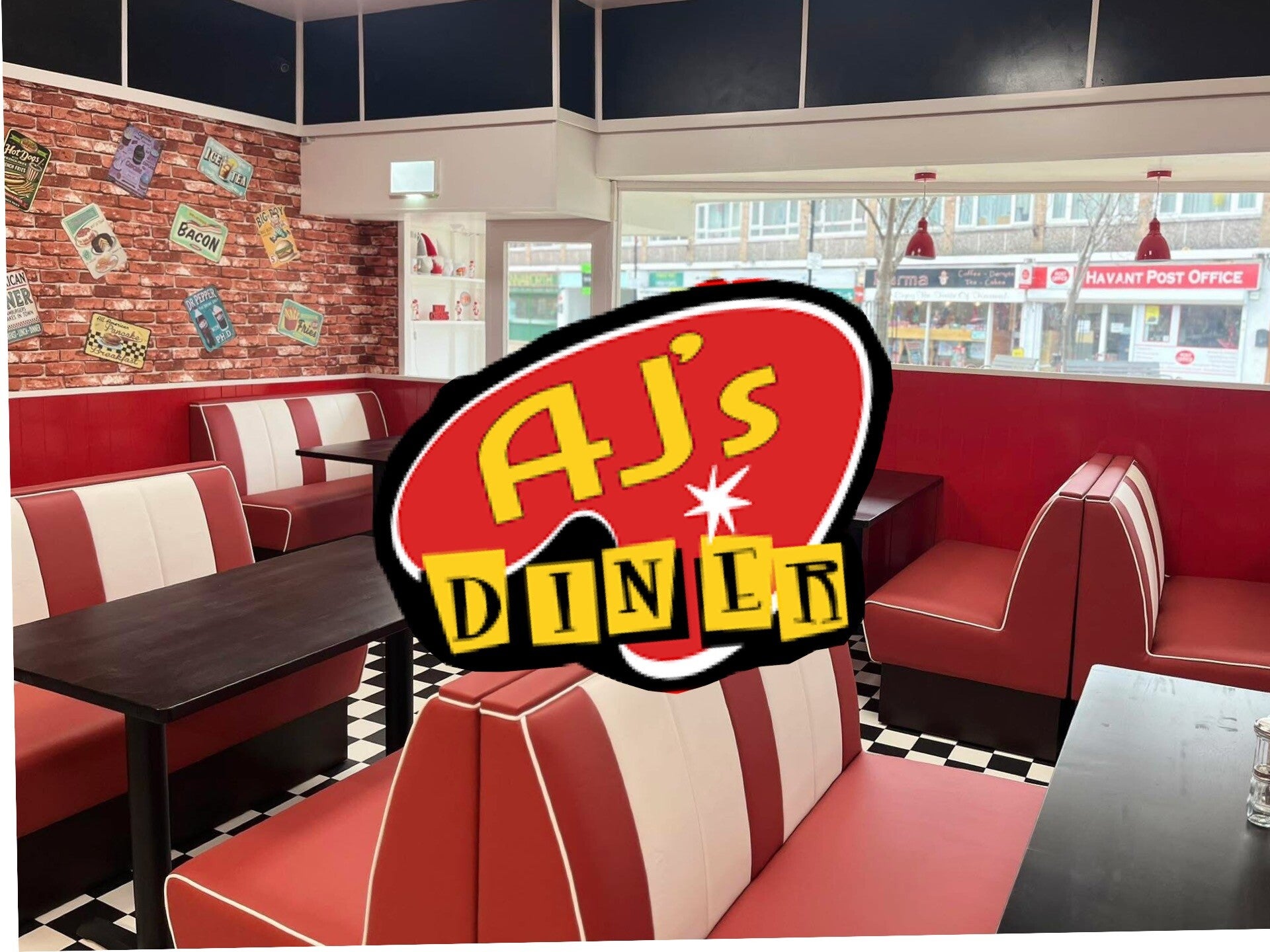 AJ's Diner Havant Hampshire Review fun places to eat with kids in Hampshire family dining half term in Havant 2025