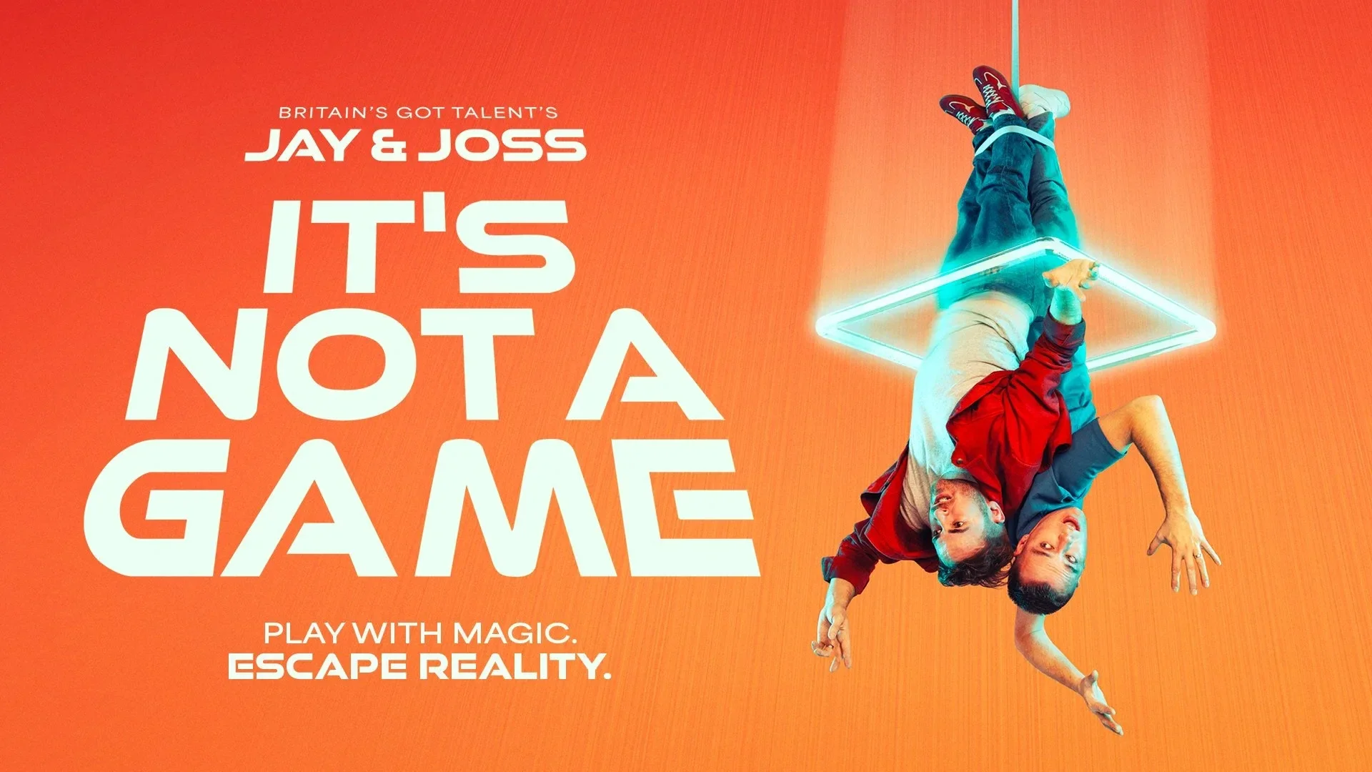 It's not a game Jay & Joss theatre royal Winchester 2026 family theatre kids theatre Hampshire 