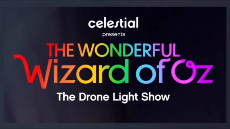 The wonderful wizard of Oz the drone light show review Southampton celestial drones utilita bowl Hampshire Nottingham Durham Cardiff 