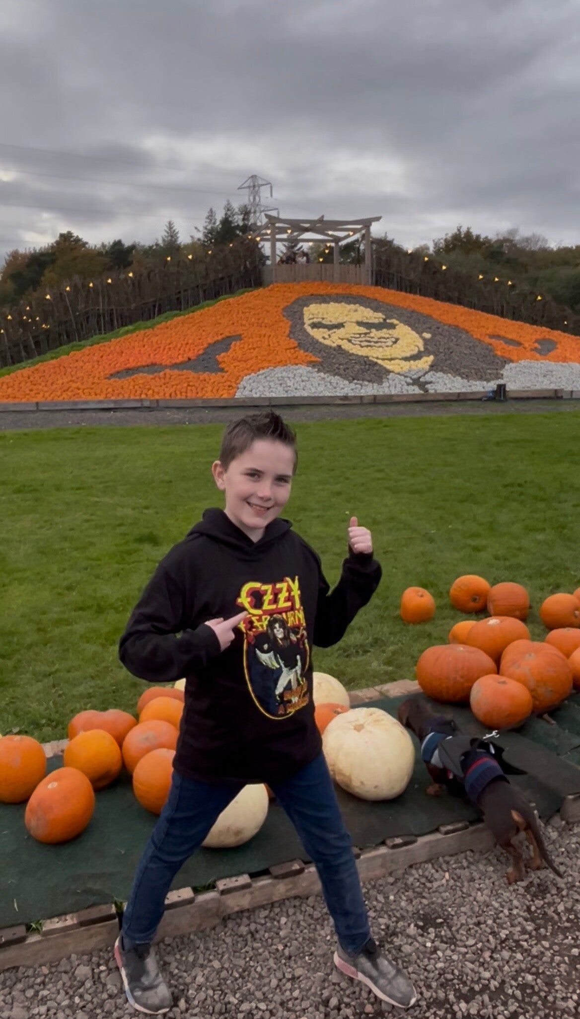 Pumpkin picking Southampton Sunnyfields Farm pumpkin picking Pumpkin picking Hampshire Family days out Hampshire Halloween events Hampshire Things to do in Southampton with kids Ozzy Osbourne pumpkin tribute