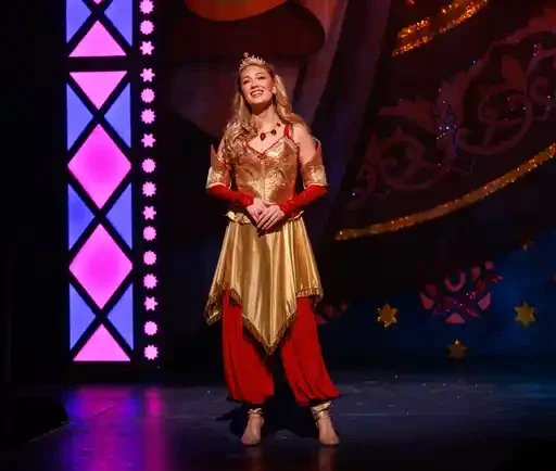  Aladdin Kings Theatre Portsmouth review  Pompey Panto Aladdin  Hampshire family Christmas outing Jack Eadwards Jacob Bailey Shaun Williamson Rustie Lee 