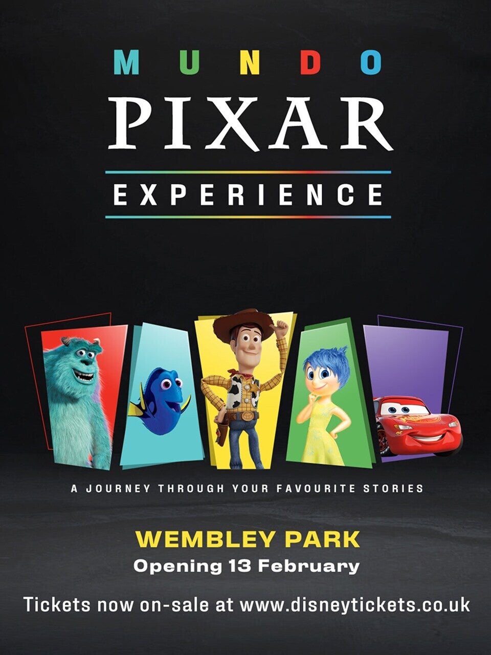 Disney Pixar experience  London Mundo 