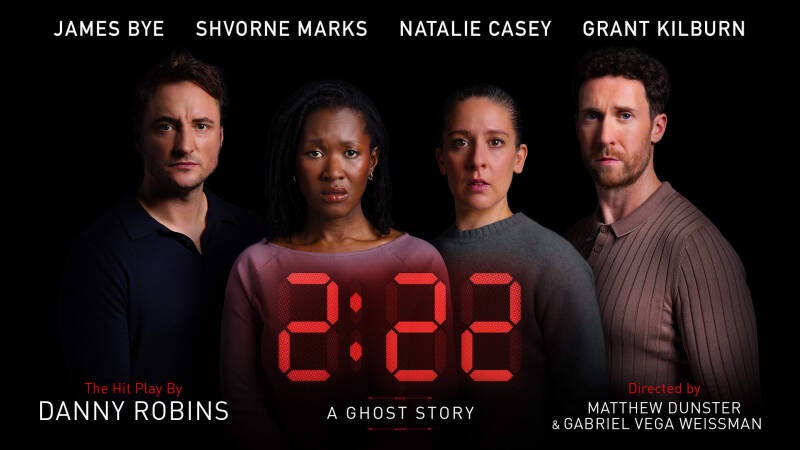 2:22 a ghost story Kings Theatre Portsmouth Westend review tour Hampshire theatre James Bye Shvorne Marks Natalie Casey 