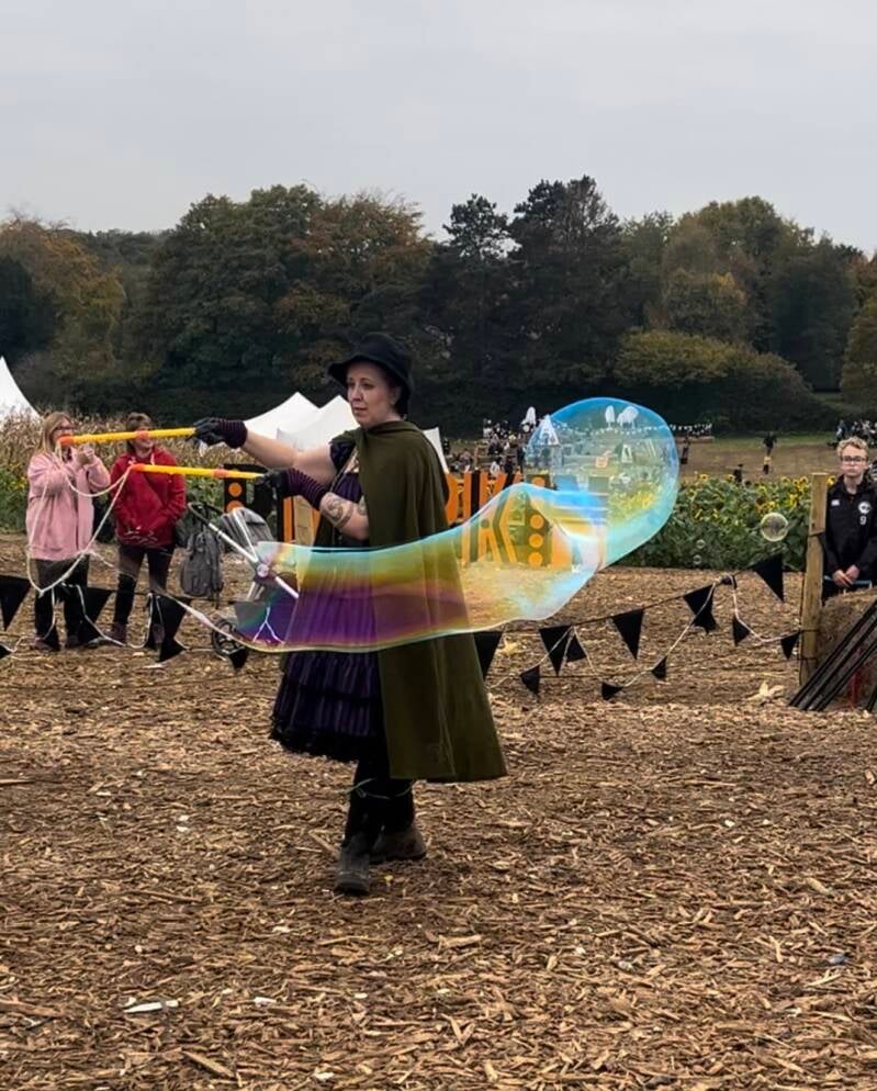 Rogate Pumpkin Patch 2024 enchanted bubbles bubble witch West Sussex Hampshire half term fun 