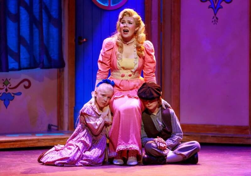 Chitty Chitty Bang Bang musical family musical UK Kings Theatre Portsmouth things to do in Portsmouth with kids 	days out  portsmouth family theatre trip UK Chitty Chitty Bang Bang flying car 