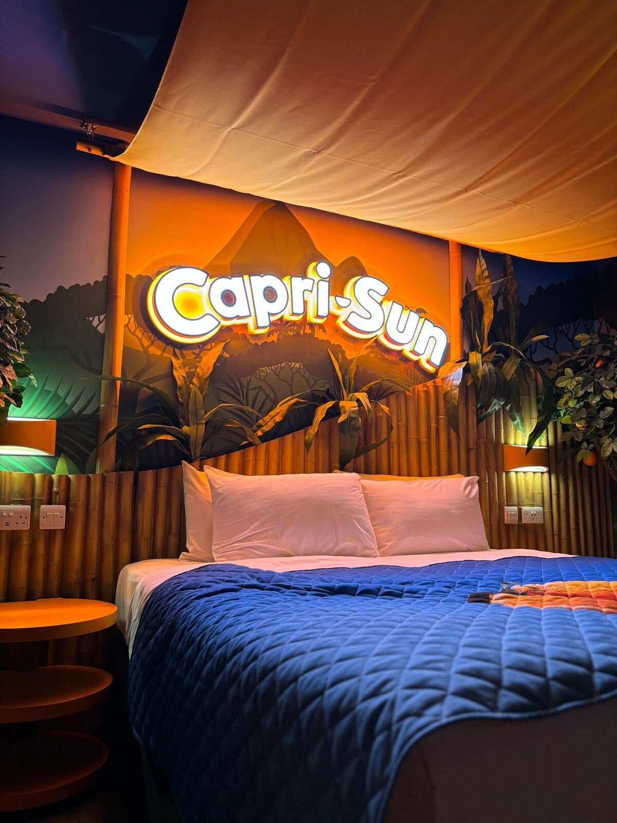 Capri sun themed room chessington world of adventures 