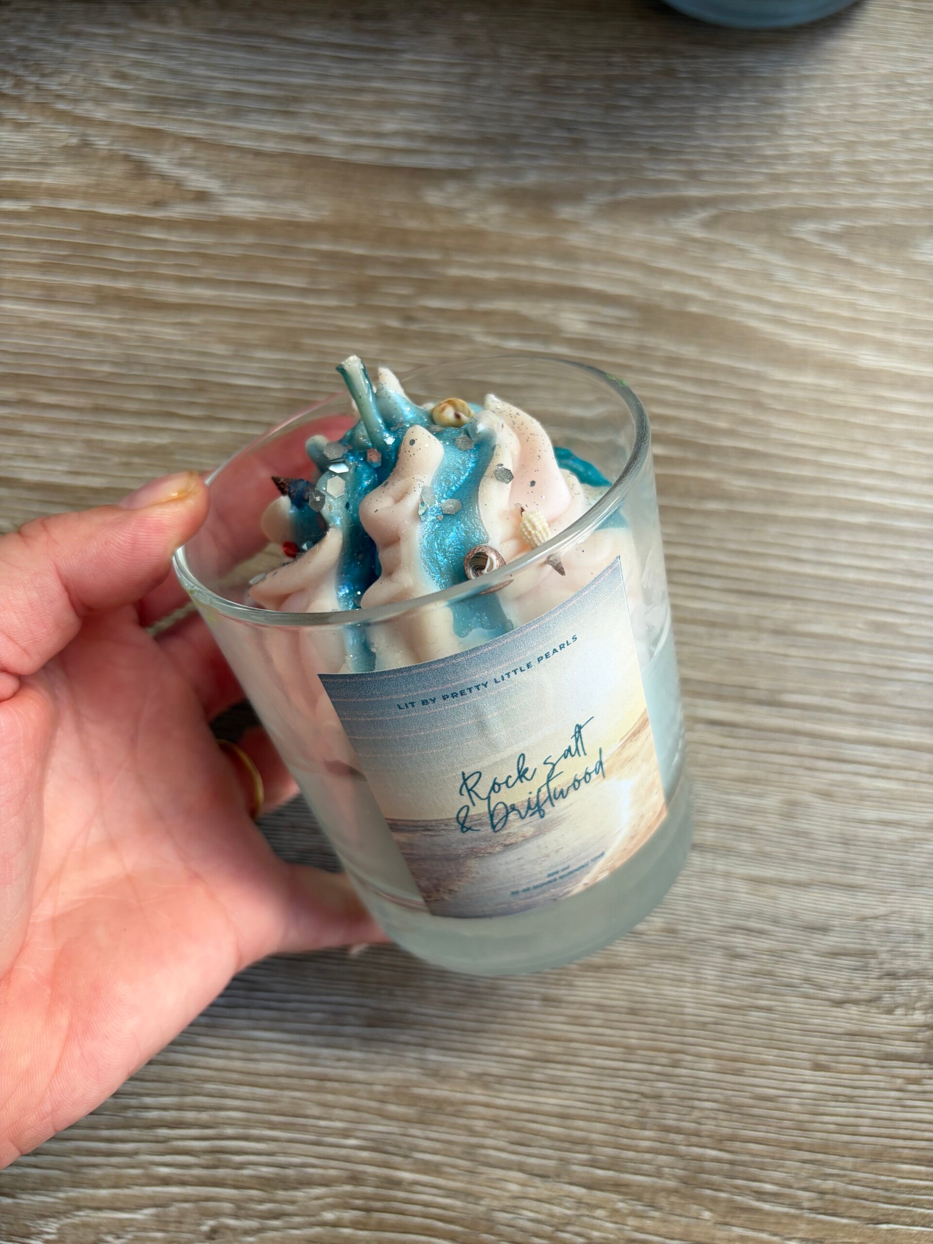 ROCK SALT & DRIFTWOOD CANDLE