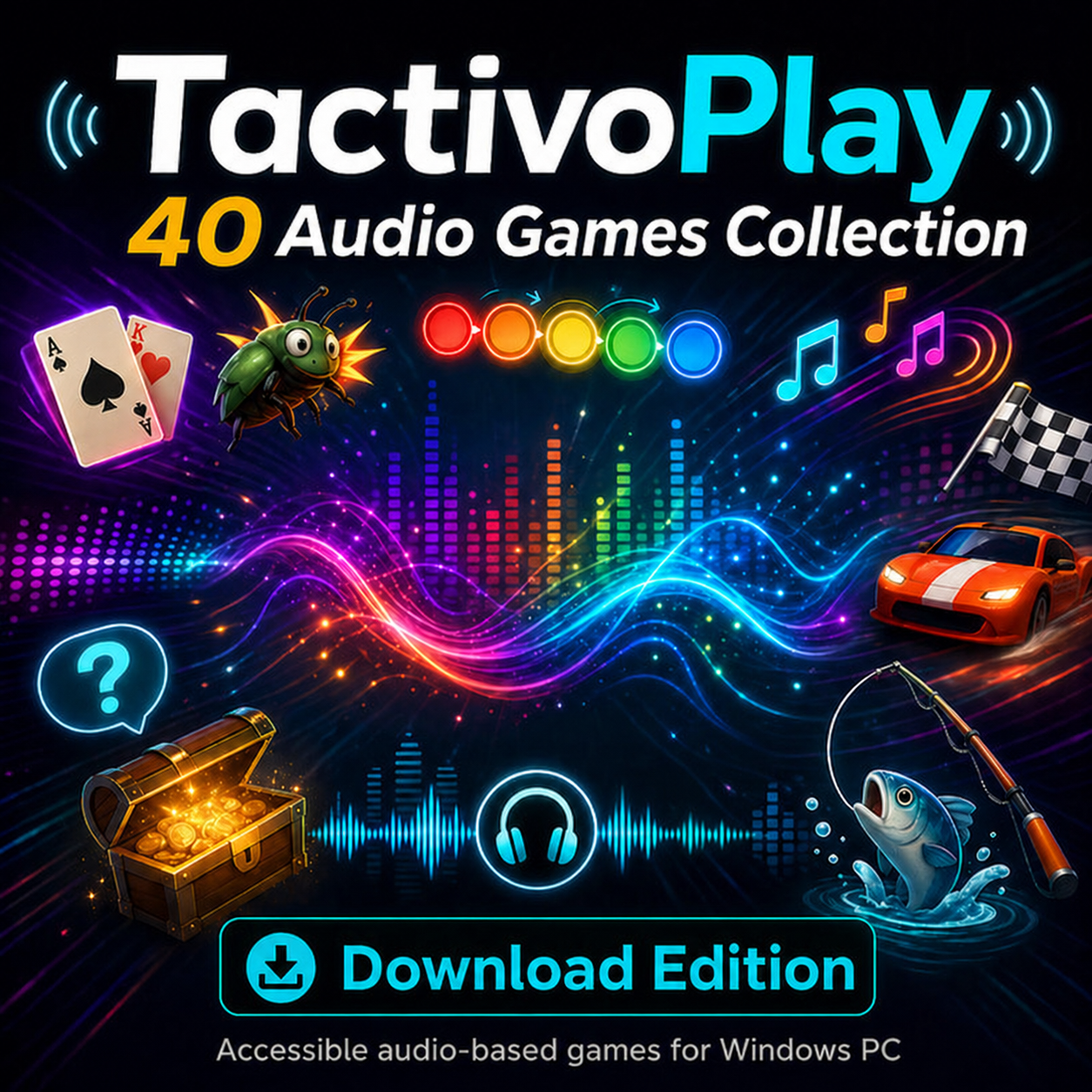 40 Accessible Audio Games for Windows – Download Edition