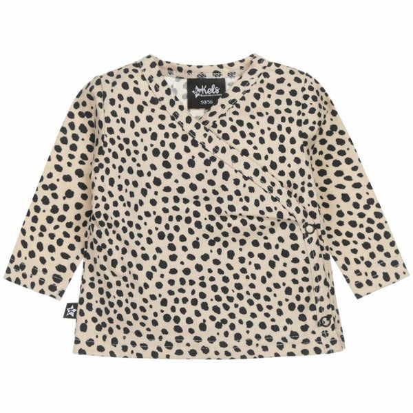By Kels overslagvestje cheetah dots