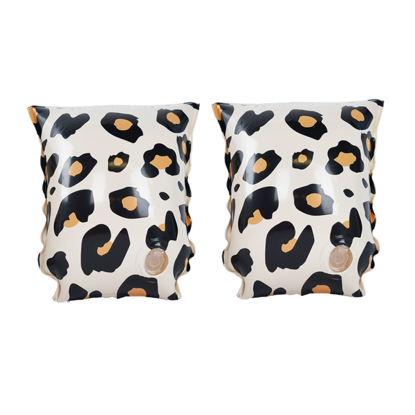 Swim Essentials Beige Panterprint Zwembandjes 0-2 jaar