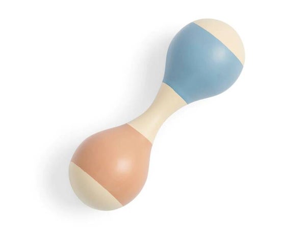 Jollein houten rammelaar maracas - blue