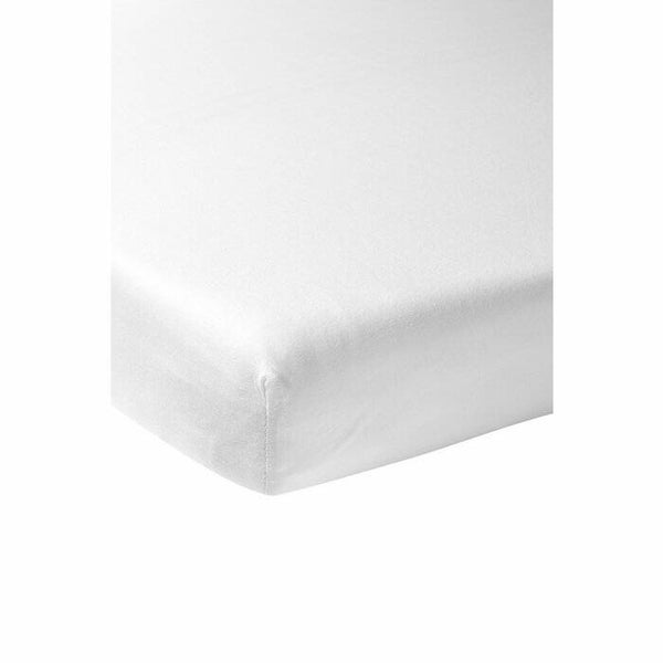 Meyco jersey hoeslaken wieg 40x80/90 - wit