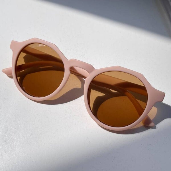 Kinder zonnebril light pink