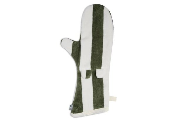 Jollein washand stripe terry - leaf green