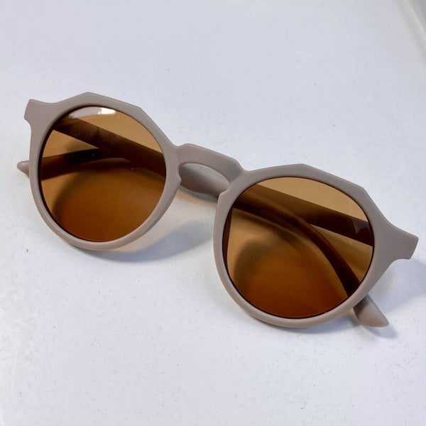 Kinder zonnebril taupe