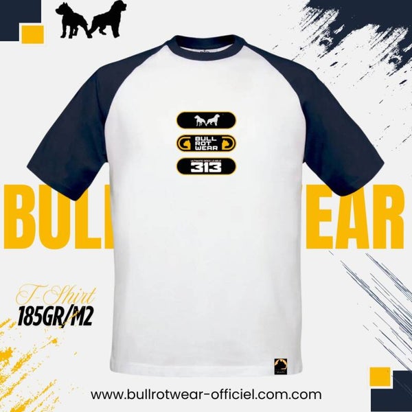 T-Shirt Bullrot Wear 313 (White Blue) 185Gr M2
