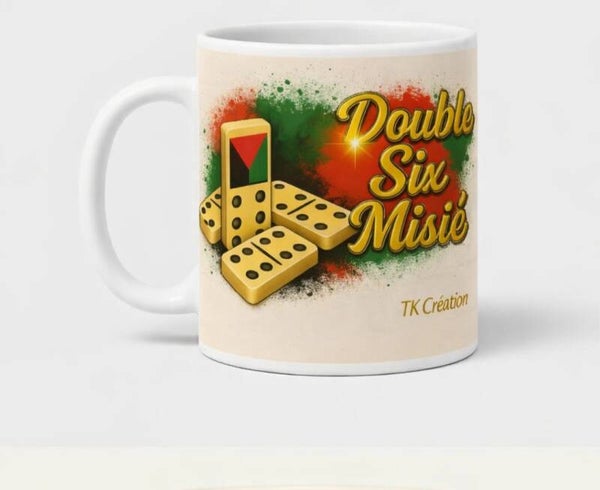 Mug créole personnalisé – Prénom & vibes soleil ☀️