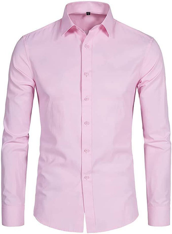 CAMISA ROSA CUELLO ITALIANO