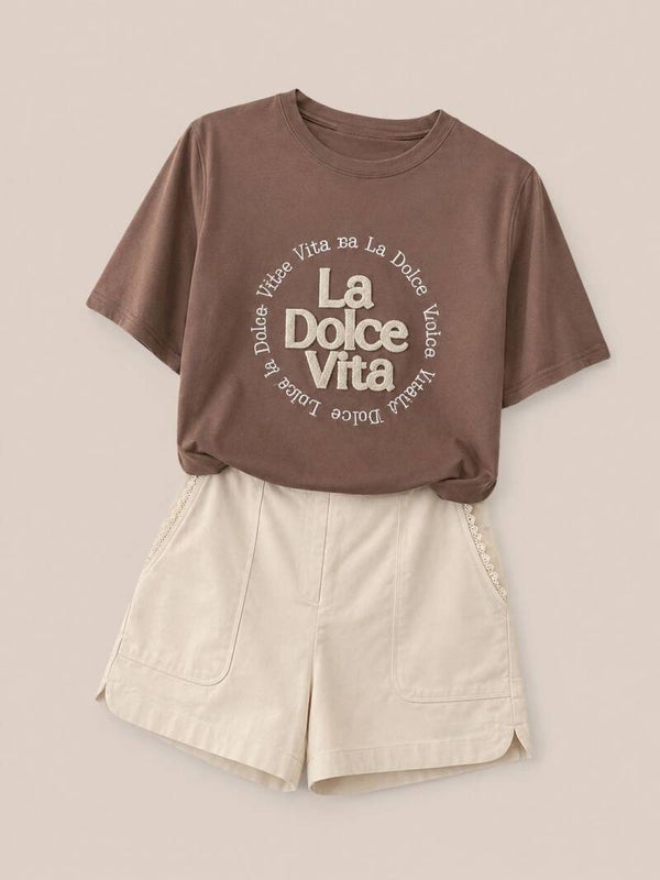shirt en short van zeer goede kwaliteit