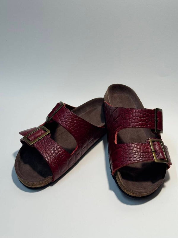 21 juni lederen Birkenstock sandalen