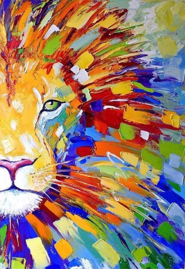 Freitag, 10.10.25 | 10 Uhr paint it! - Bunter Löwe -