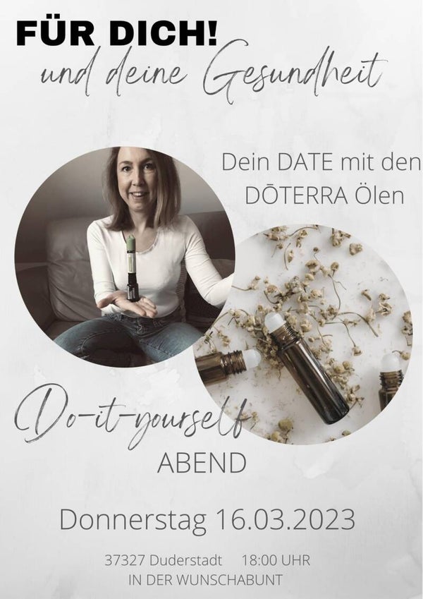 Donnerstag, 16.03.2023 | 18 Uhr DIY Doterra