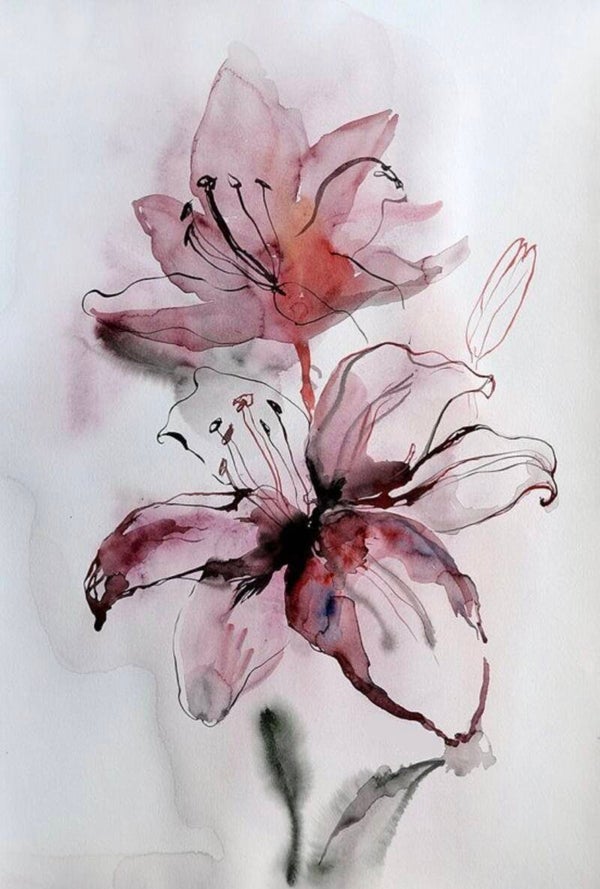 Freitag, 10.11.2023 | 18 Uhr paint it! LineArt Lilien