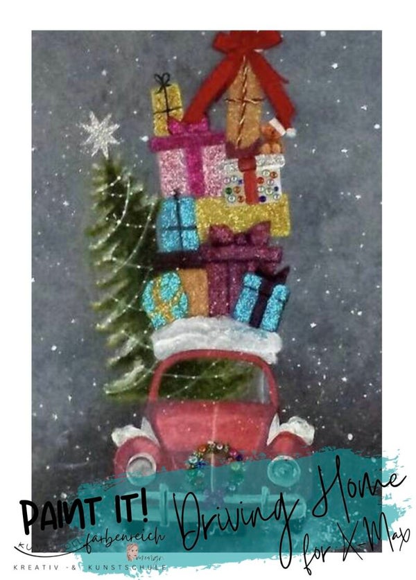 Freitag, 08.12.2023 | 18 Uhr paint it! Driving Home for Xmas