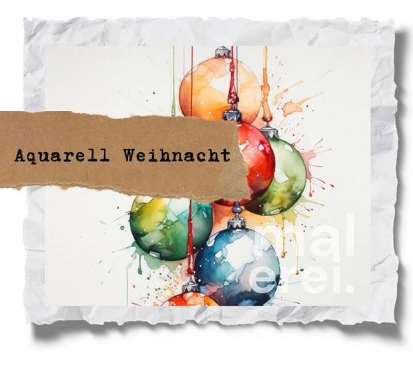 Samstag, 06.12.25 | 10 Uhr Aquarellmalerei - Grundkurs