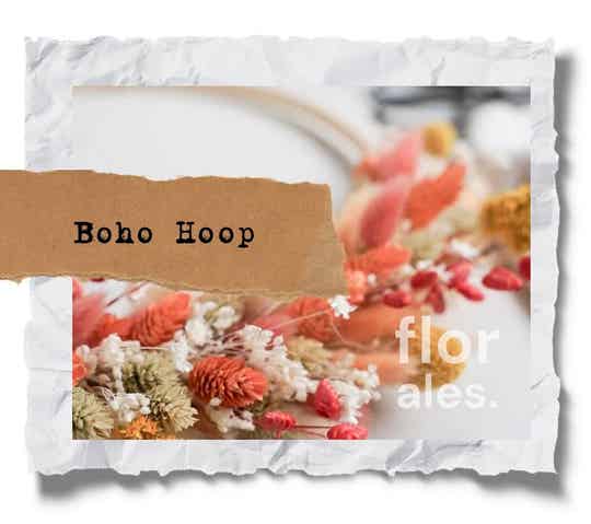 Trockenblumen Boho Hoop