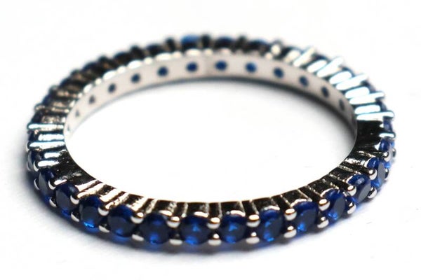 Memoire Ring blau oder grün