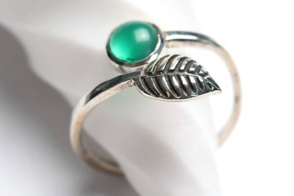 Blatt Ring grün
