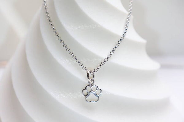 Anhänger Pfote mit Kette