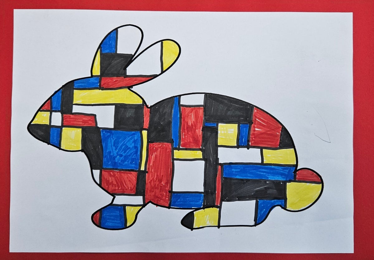 DIER PIET MONDRIAAN DIEREN CREA IN DE KLAS Meesterrichard dier-piet-mondriaan-dieren-crea-in-de-klas-meesterrichard
