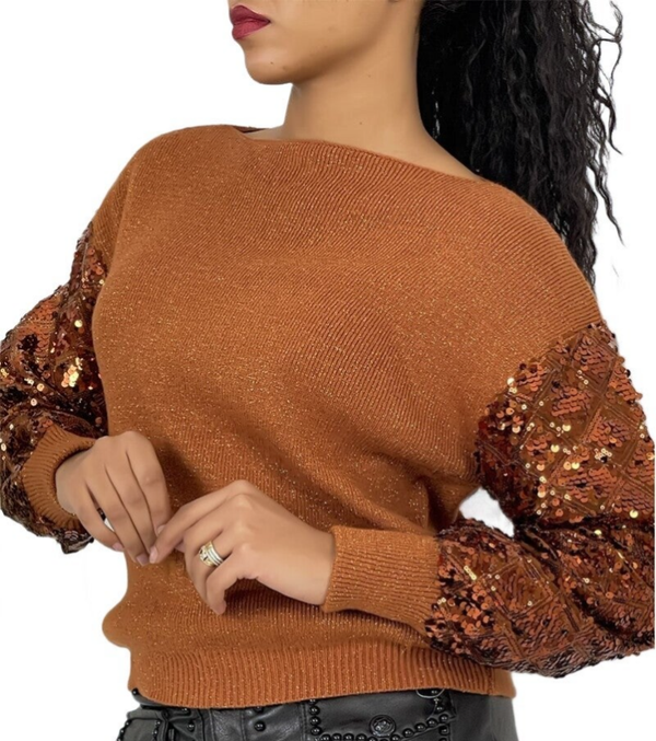 Cognac Bronze Trui (Pre Order)