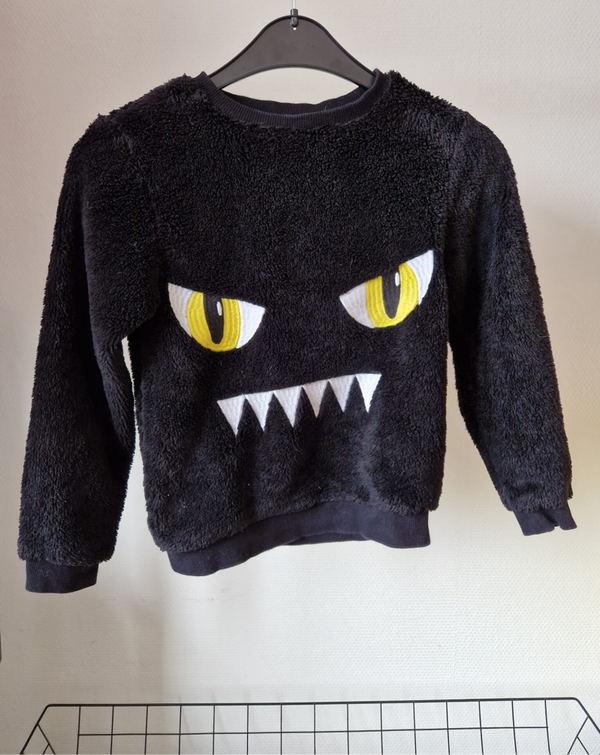 Fluffy Trui Monster 122/128