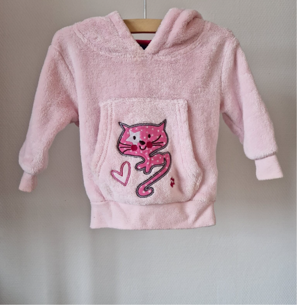 Fluffy Kitten Vest 62-68