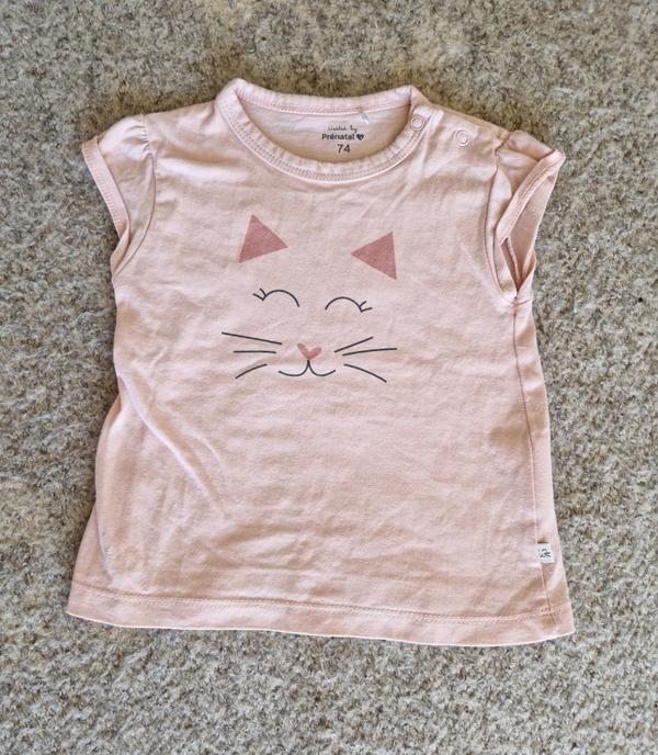 Shirtje Roze Kitten 74