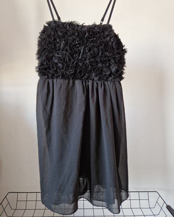 Jurk Rozen Zwart L-XL