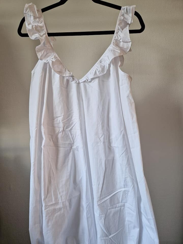 Witte Jurk Lang L-XL-XXL