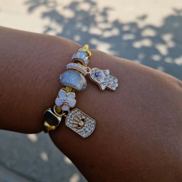 Silla's Eye Bracelet (Met Bedeltjes)