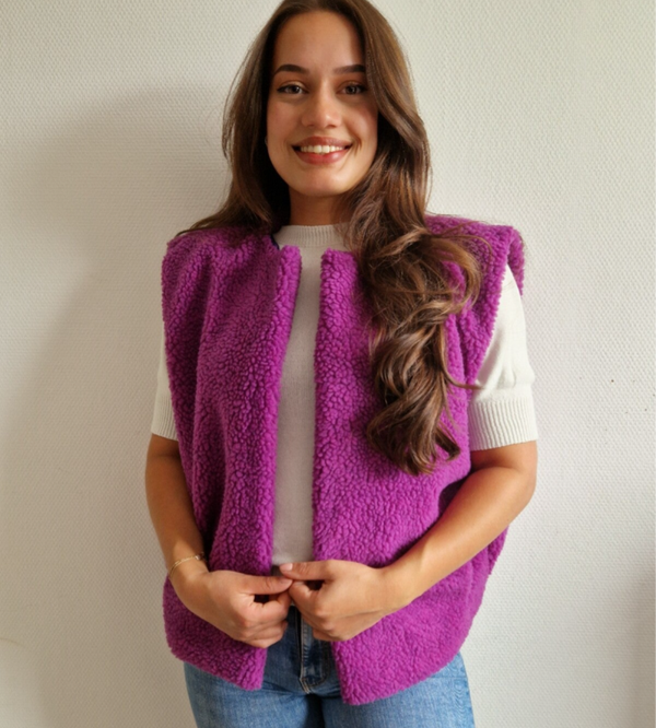 Teddy Gilet Olivia