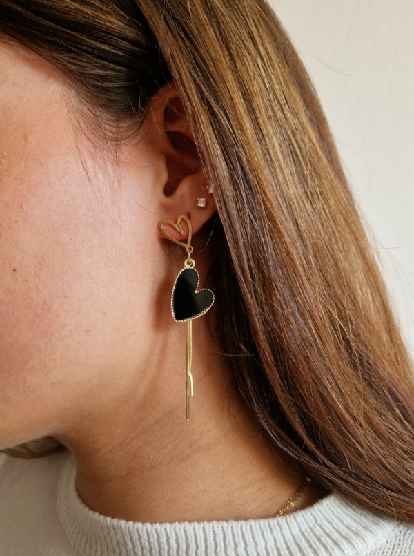 Faylin Oorbellen (Zwart)