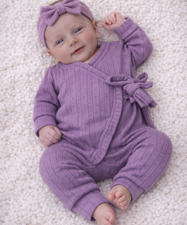 Boxpakje Oud lila handmade 56