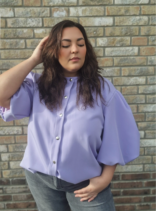 Gina Blouse Lila (46 tot 52)