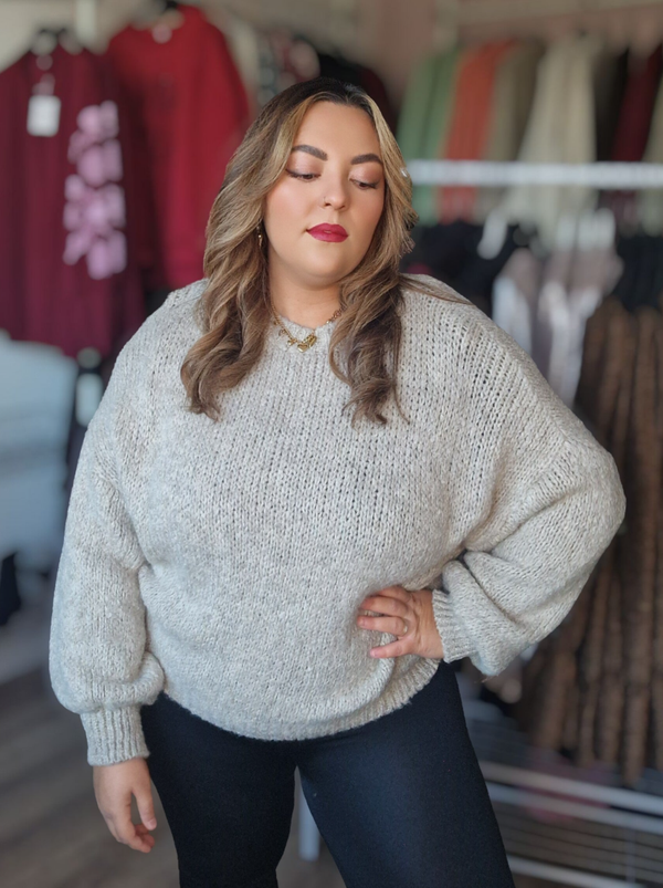 Rori Comfy Trui (licht bruin) S tot 48-50