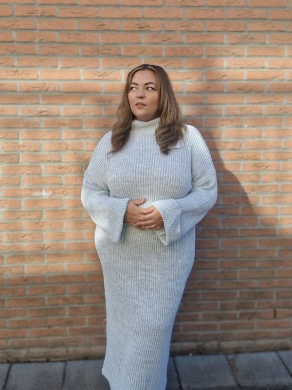 Knit jurk (Silver)