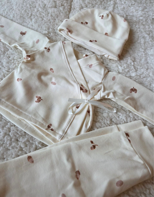 3 delige set eikeltjes prematuur dysmatuur