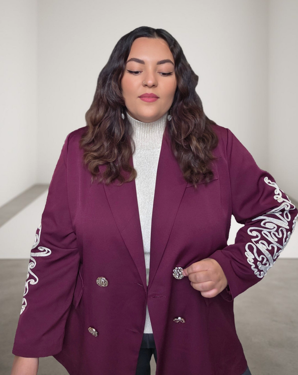 Sienna Blazer bordeaux (XL-48)